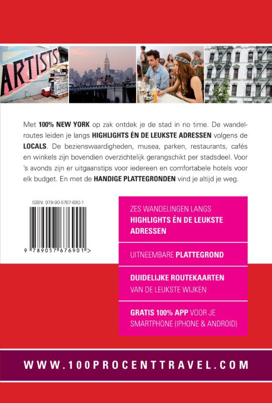 Achterkant van 100% New York