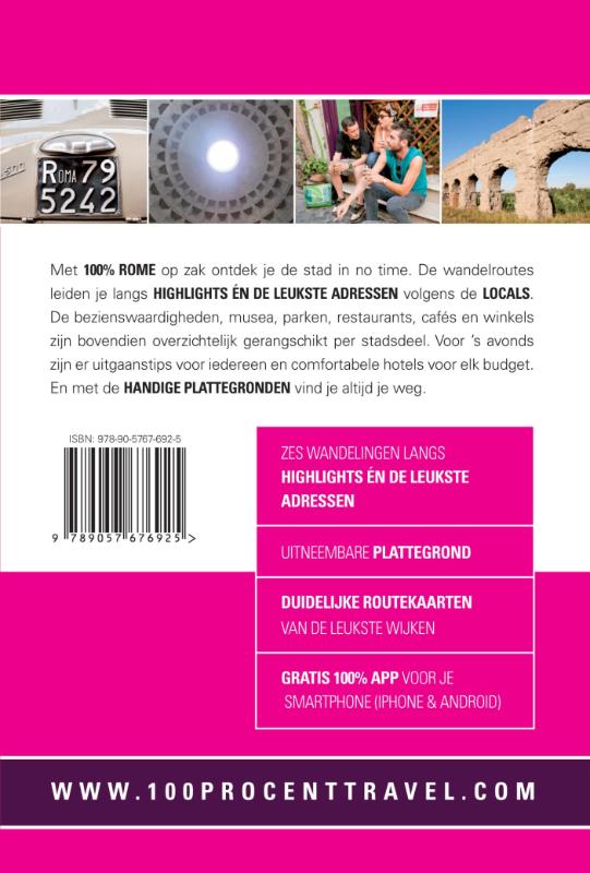 Achterkant van 100% Rome