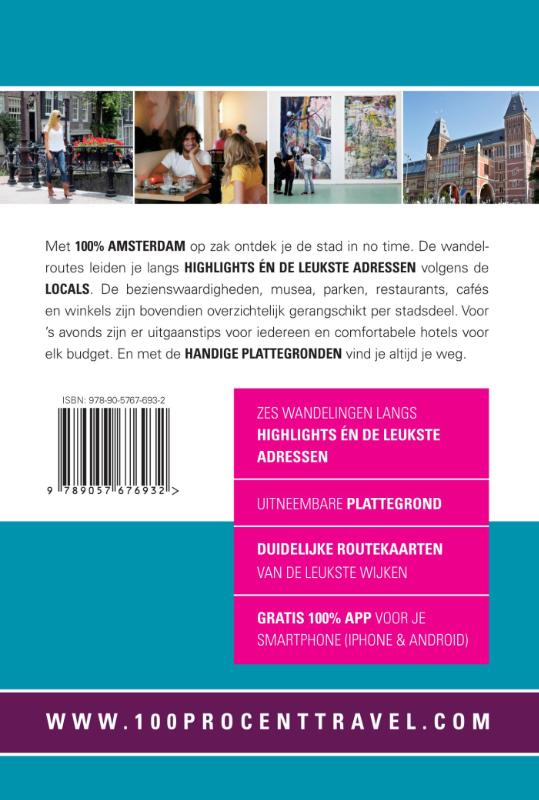 Achterkant van 100% Amsterdam