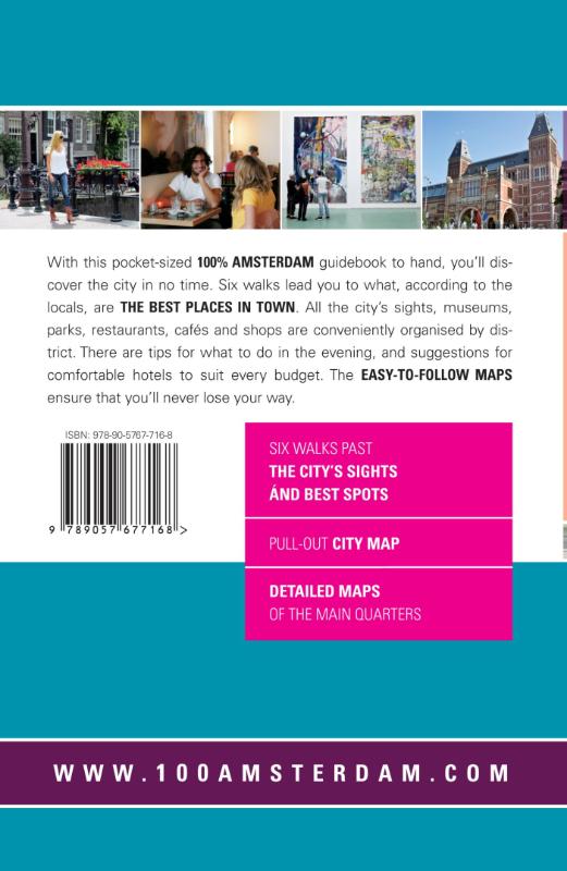 Achterkant van 100% Amsterdam
