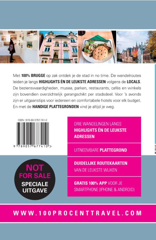 Achterkant van 100% Brugge