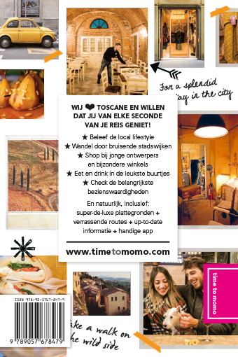 Achterkant van time to momo Toscane + ttm Dichtbij