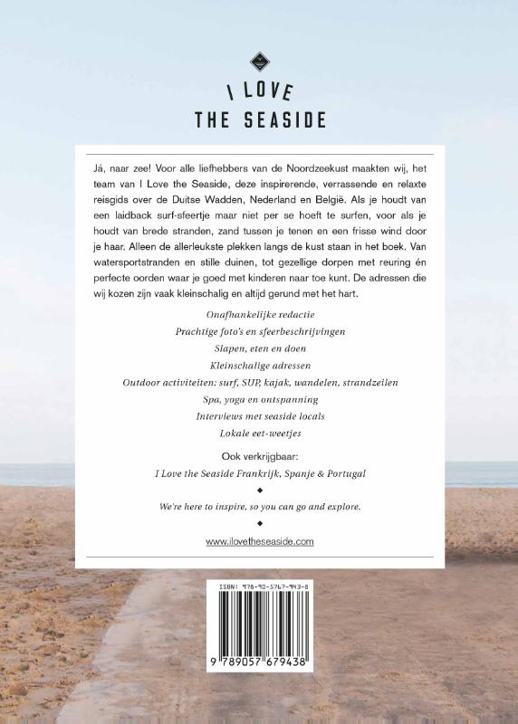 Achterkant van I Love The Seaside Noordzeekust