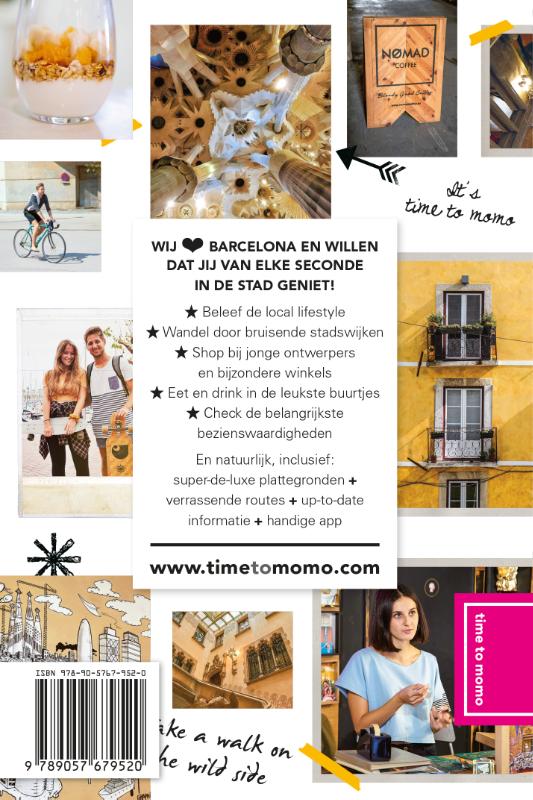 Achterkant van time to momo Barcelona + ttm Dichtbij 2020