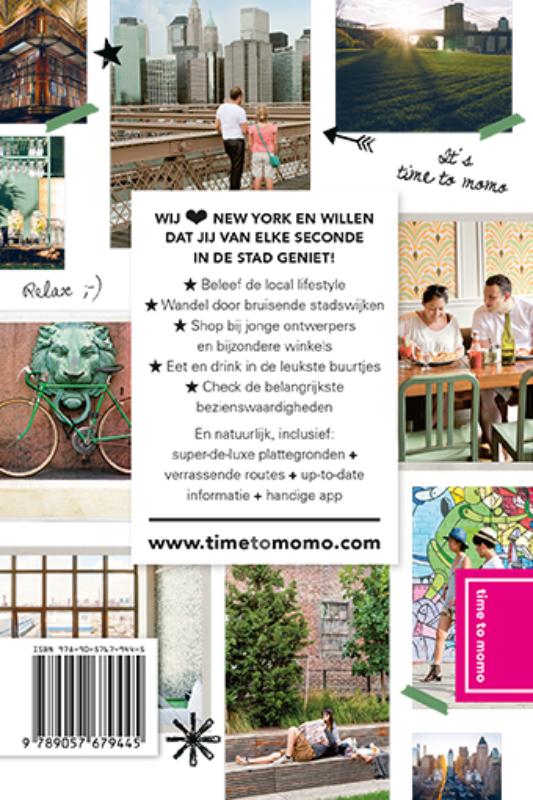 Achterkant van time to momo New York + ttm Dichtbij 2020