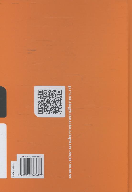 Achterkant van Mijn werkboek