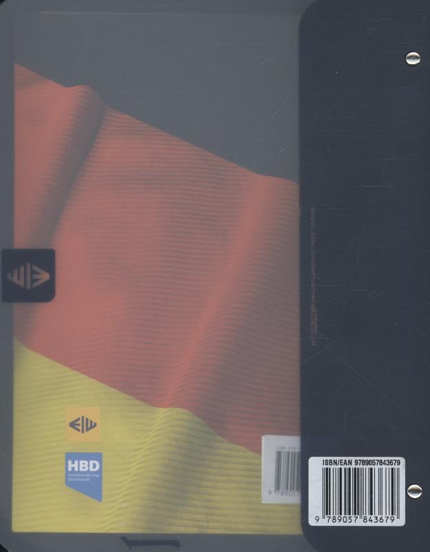 Achterkant van Deutsch