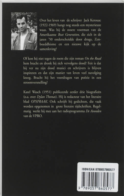 Achterkant van Jack Kerouac