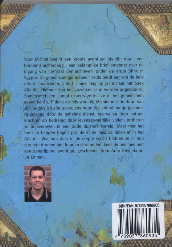 Achterkant van Atlantis avontuur in de diepte