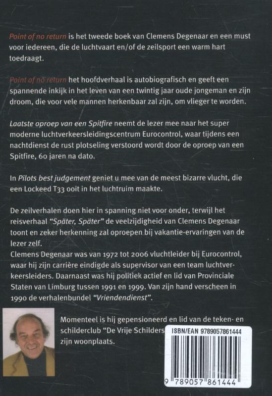 Achterkant van Point of no return