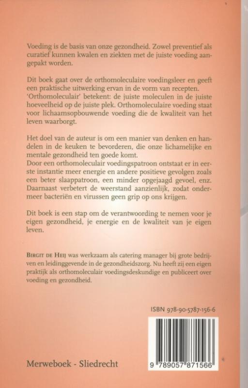 Achterkant van De beste dokter staat in de keuken