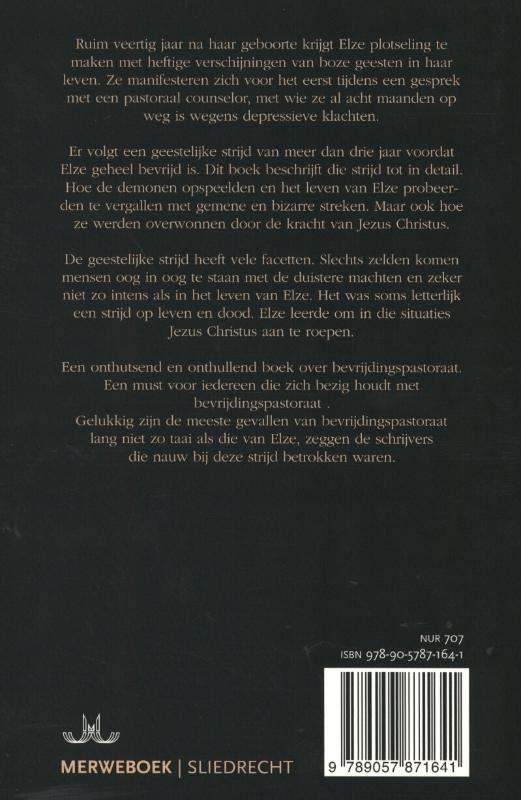Achterkant van Vertrouw op mij en ik zal je vrede geven