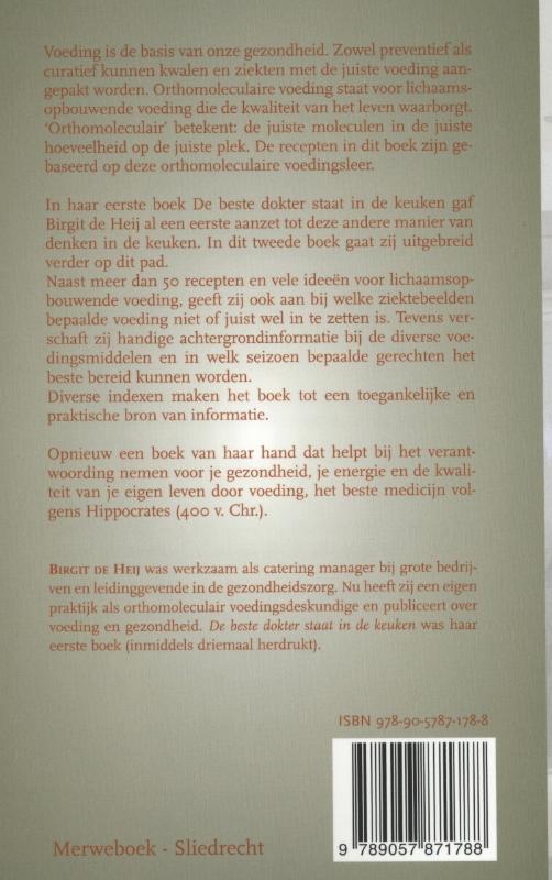 Achterkant van Gezond door voeding