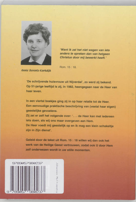 Achterkant van Elke dag een schone lei