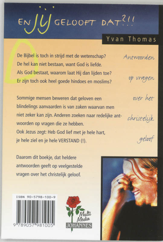 Achterkant van En JIJ gelooft dat?!!
