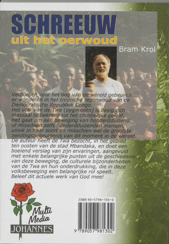Achterkant van Schreeuw uit het oerwoud