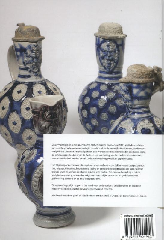 Achterkant van Onderwaterarcheologie op de Rede van Texel