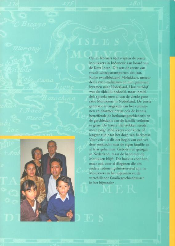 Achterkant van Silsilah Maluku