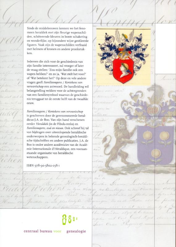 Achterkant van Familiewapens