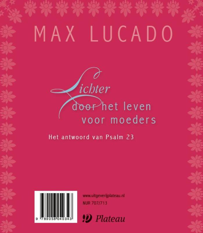 Achterkant van Lichter door het leven voor moeders