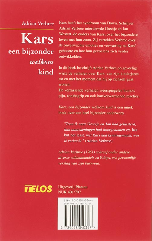 Achterkant van Kars