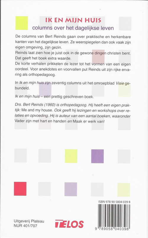 Achterkant van Ik en mijn huis
