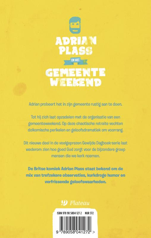 Achterkant van Adrian Plass en het Gemeenteweekend