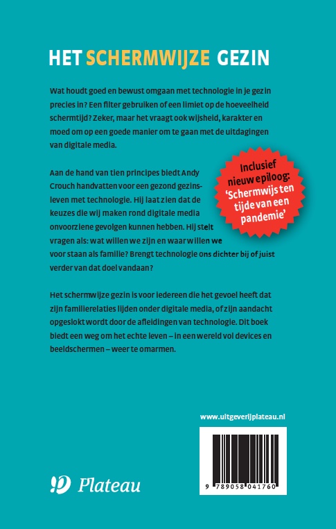Achterkant van Het schermwijze gezin