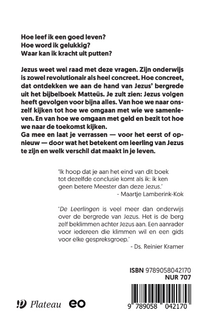 Achterkant van De Leerlingen