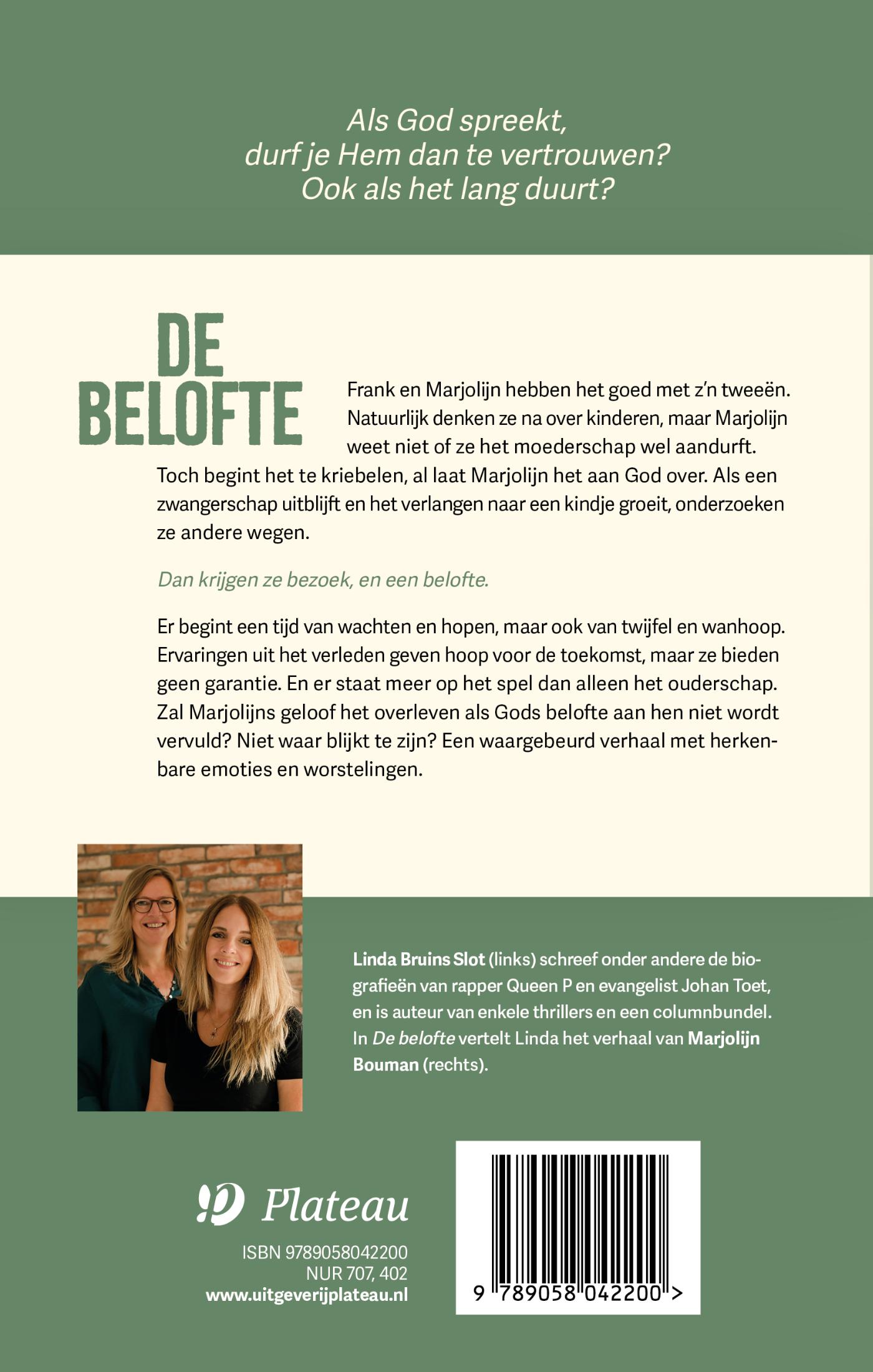 Achterkant van De belofte