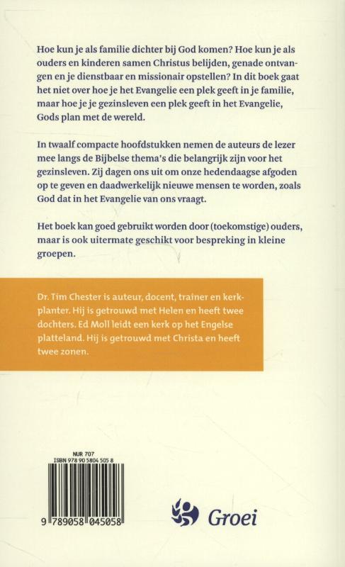 Achterkant van Gezin het evangelie centraal in je gezin