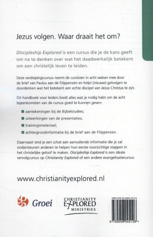 Achterkant van Handboek
