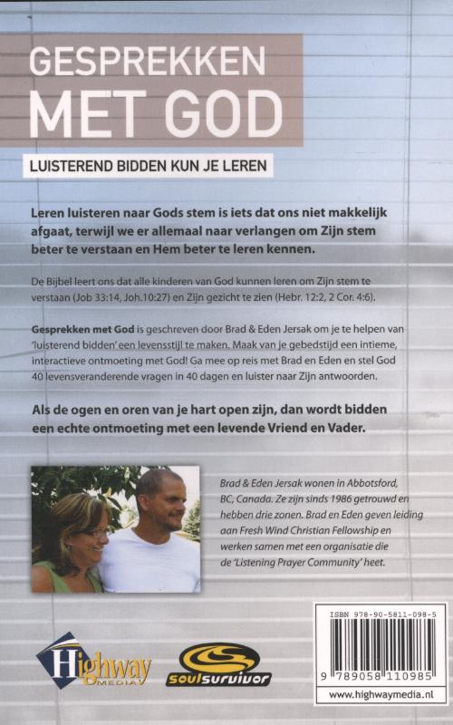 Achterkant van Gesprekken met God