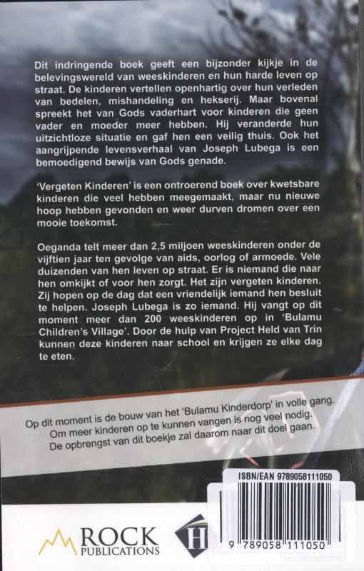 Achterkant van Vergeten kinderen