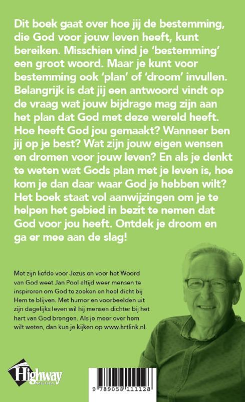 Achterkant van Droom in uitvoering