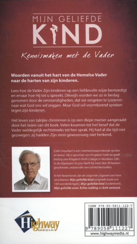 Achterkant van Mijn geliefde Kind