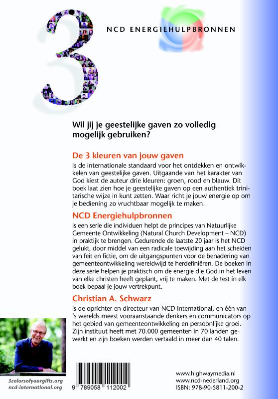 Achterkant van De 3 kleuren van jouw gaven