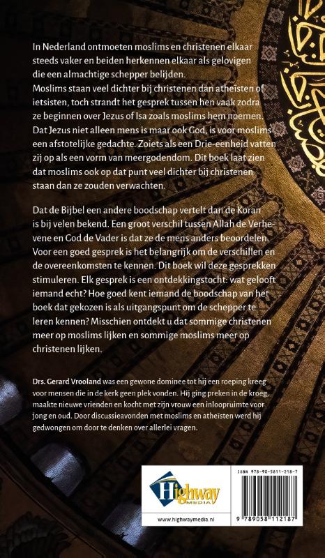 Achterkant van God de Vader of Allah de Verhevene