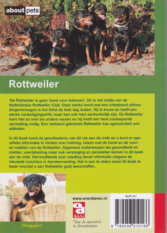 Achterkant van De Rottweiler