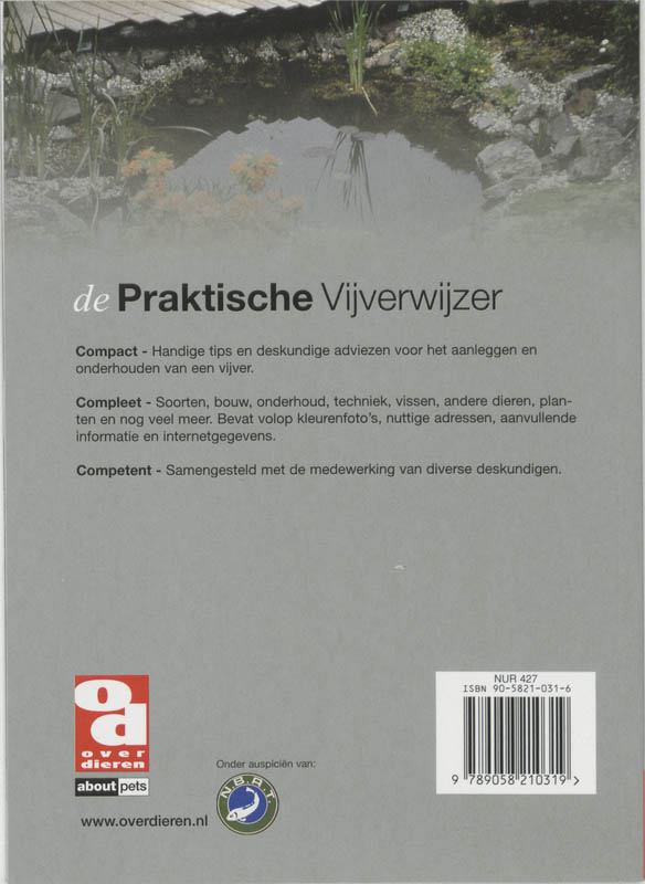 Achterkant van Praktische vijverwijzer