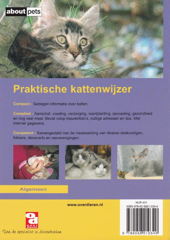 Achterkant van Praktische kattenwijzer