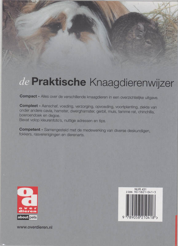 Achterkant van Praktische knaagdierenwijzer