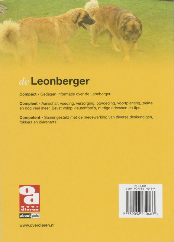 Achterkant van De Leonberger