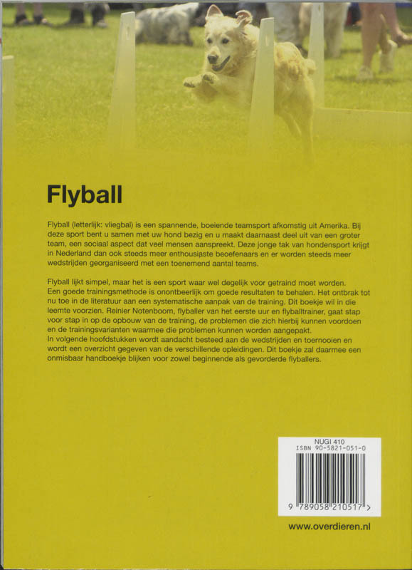 Achterkant van Flyball