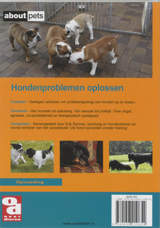 Achterkant van Hondenproblemen oplossen