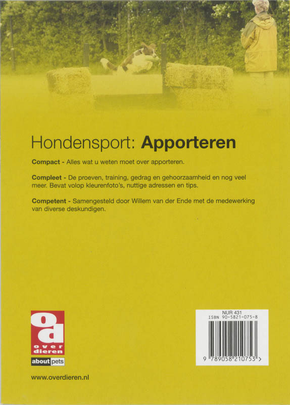 Achterkant van Apporteren
