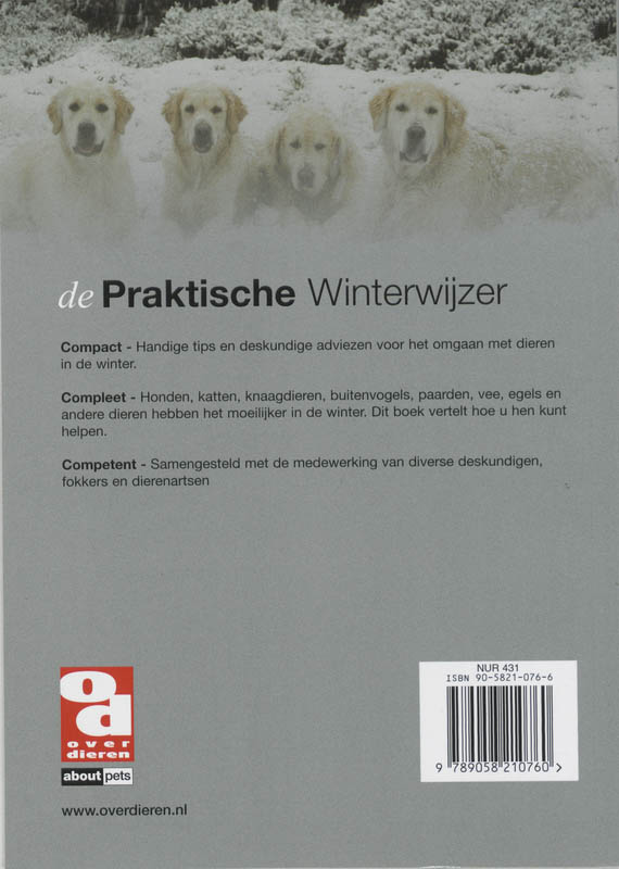 Achterkant van Praktische winterwijzer