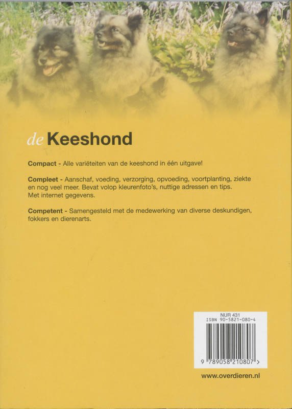 Achterkant van De Keeshond
