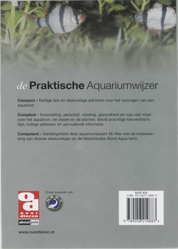 Achterkant van De praktische aquariumwijzer