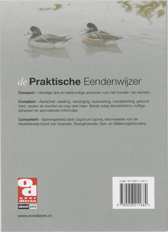 Achterkant van De praktische eendenwijzer